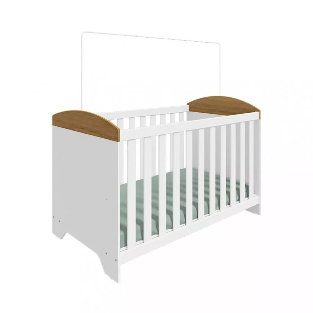 Berço Lino MDF Peroba