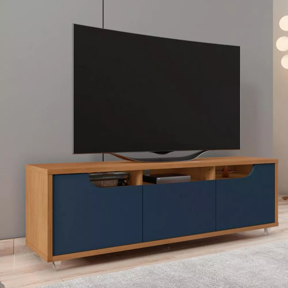 Rack para TV Até 60 Polegadas 2 Portas 1 Gaveta Jersey Casa D