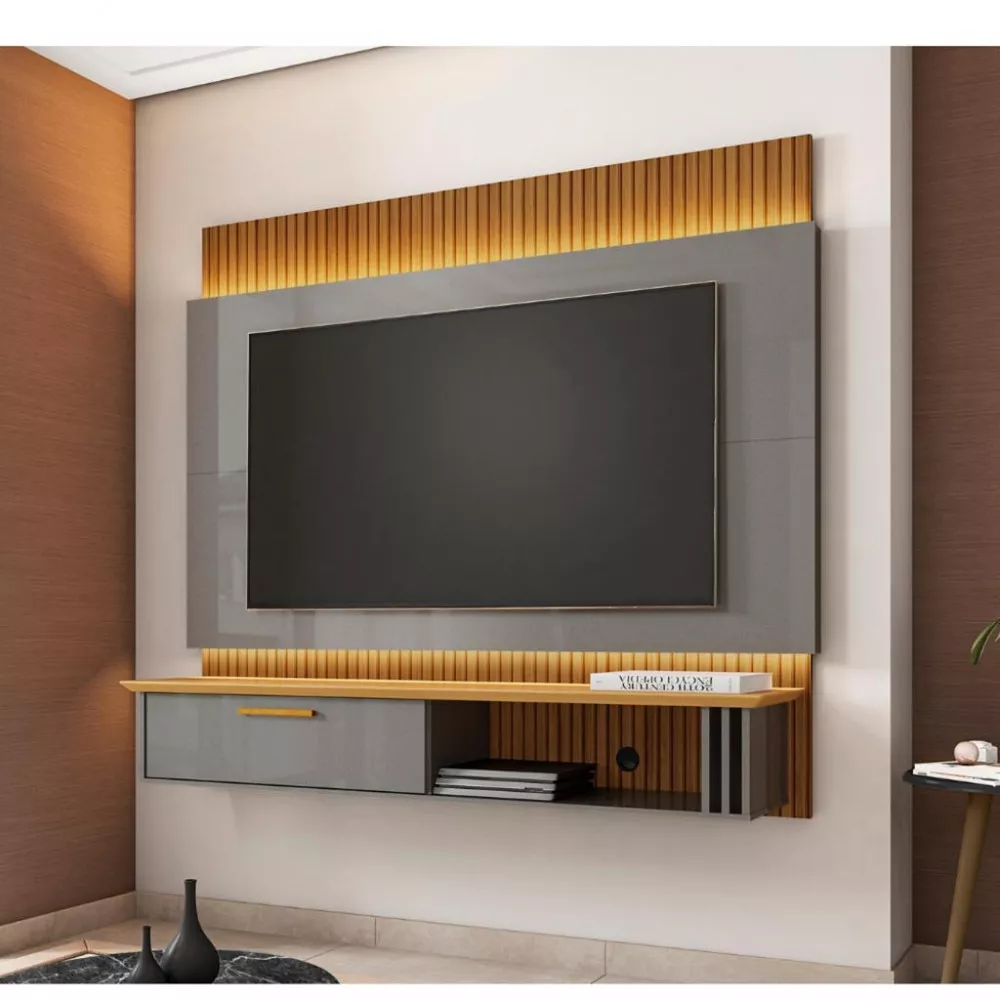 Painel para Tv até 65 Polegadas 1 Porta Paris Bechara