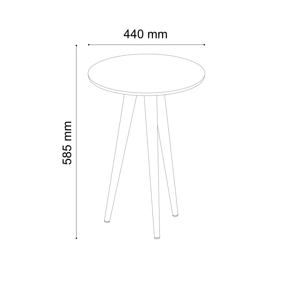 Conjunto Mesa Lateral Slim Patrimar