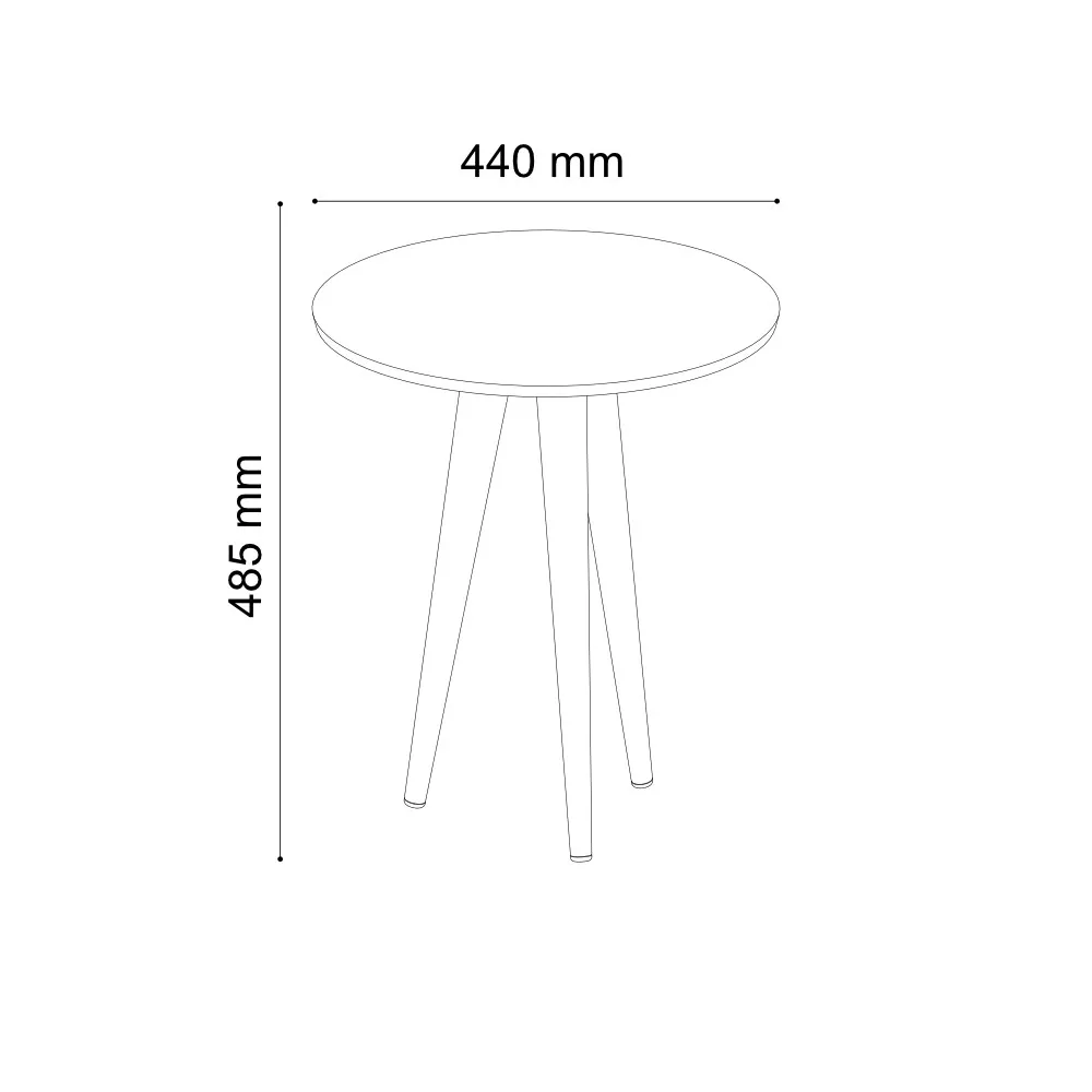 Conjunto Mesa Lateral Slim Patrimar