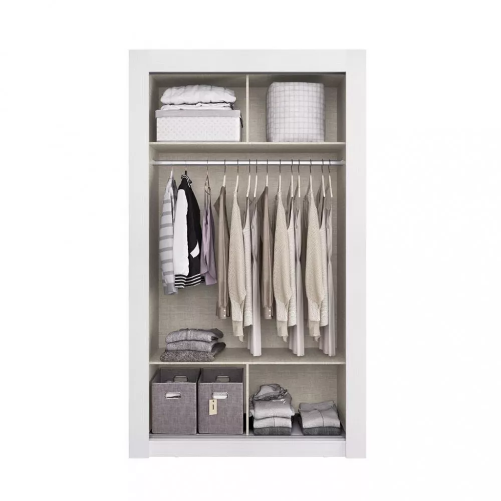 Guarda Roupa Solteiro com Espelho 2 Portas de Correr PH1728 Herval
