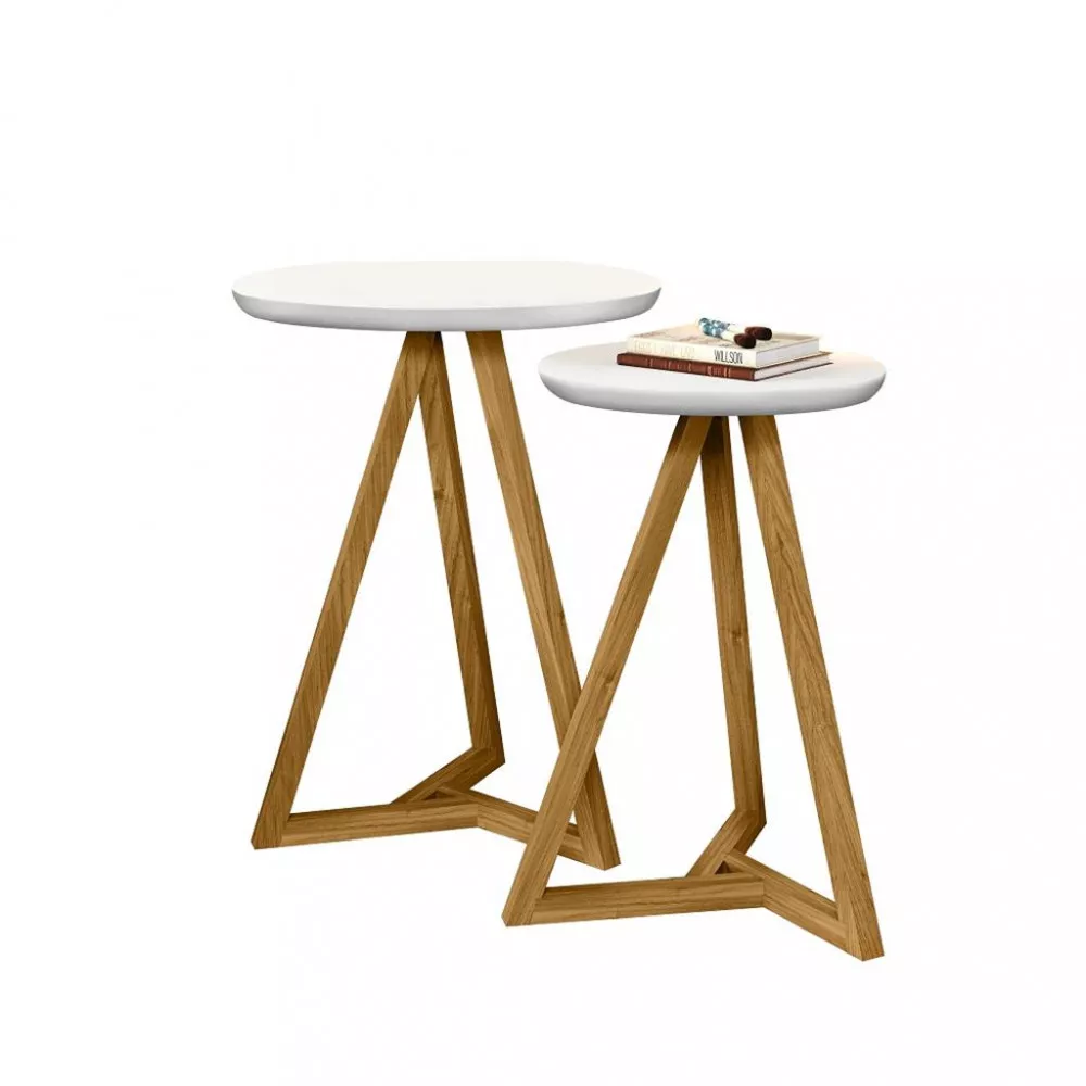 Conjunto Mesa Lateral Classic Tebarrot