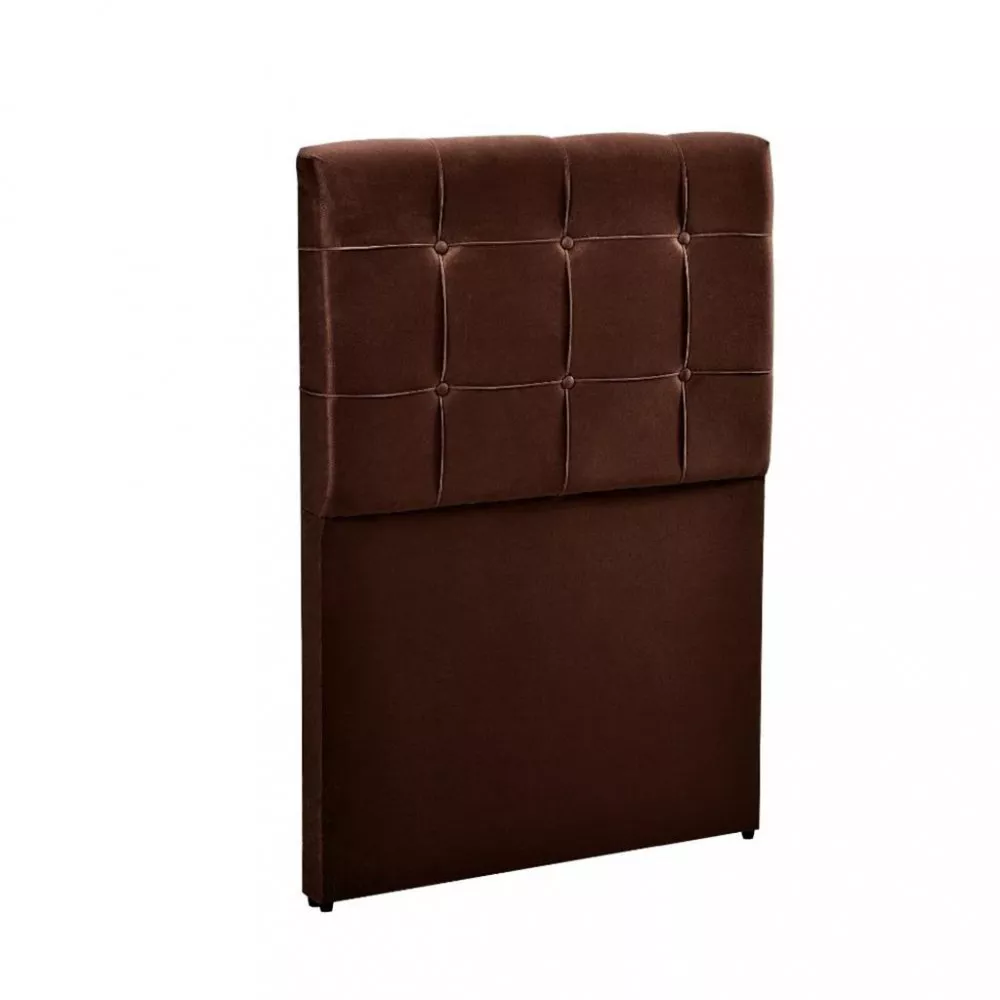 Cabeceira Estofada Solteiro 90cm Suede Pop Londres DSoll