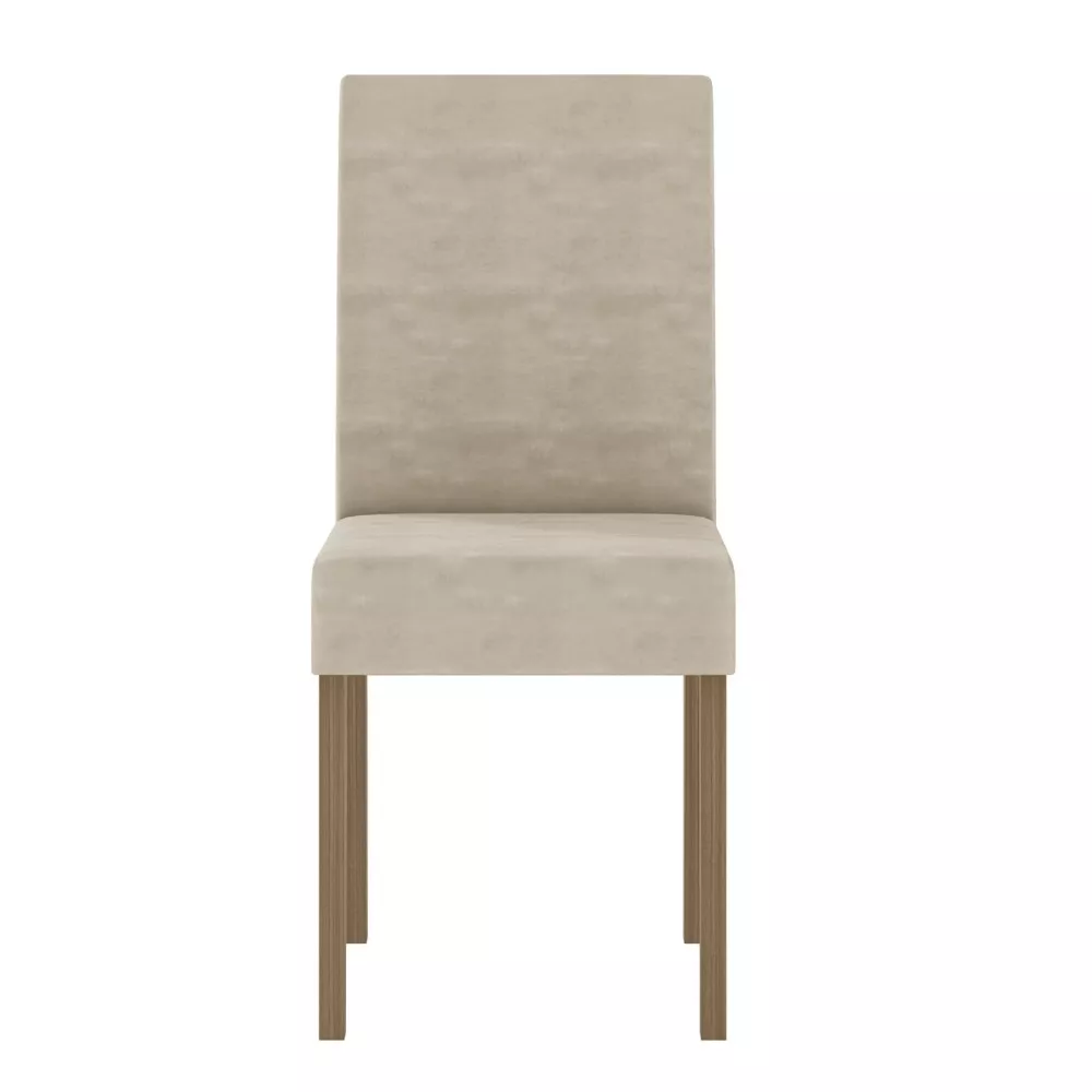 Conjunto Sala de Jantar Quadrada Mesa Jade 90cm e 04 Cadeiras Josi Poliman Móveis