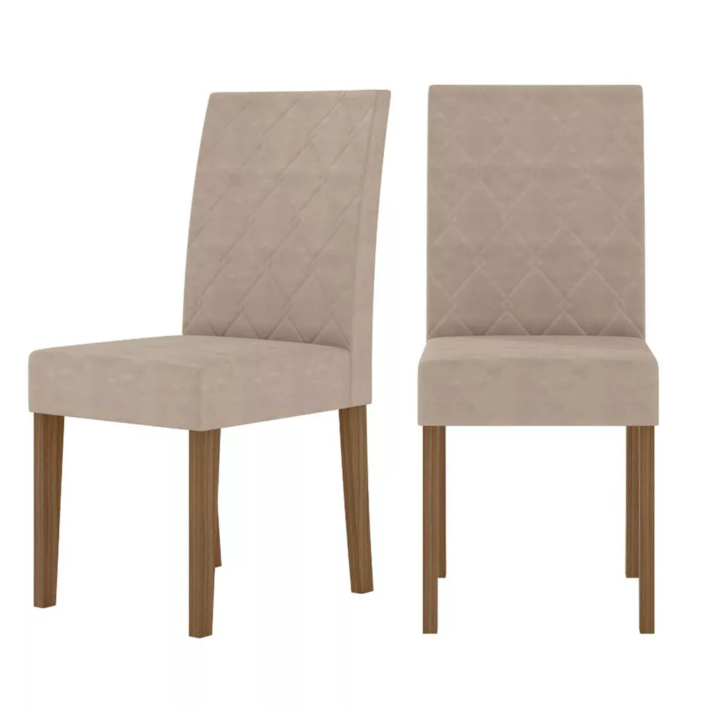 Conjunto Sala de Jantar Retangular Mesa Helo 120cm e 04 Cadeiras Jade Poliman Móveis