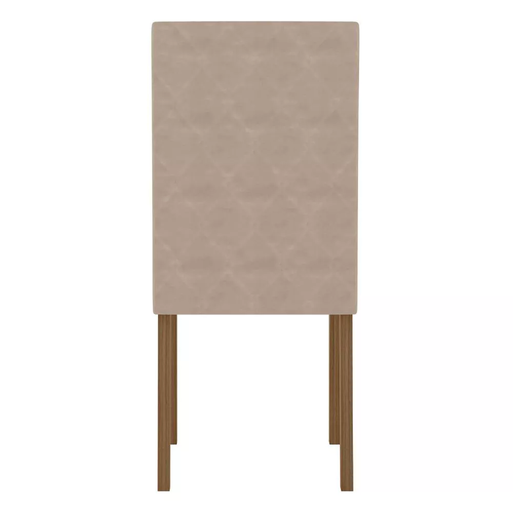 Conjunto Sala de Jantar Retangular Mesa Helo 120cm e 04 Cadeiras Jade Poliman Móveis