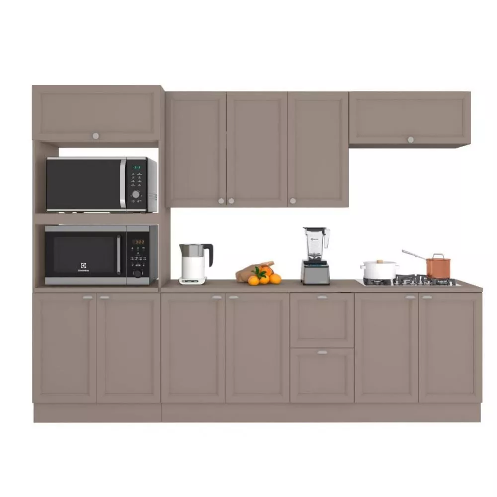 Cozinha Completa Modulada Olivia 11 Portas 2 Gavetas
