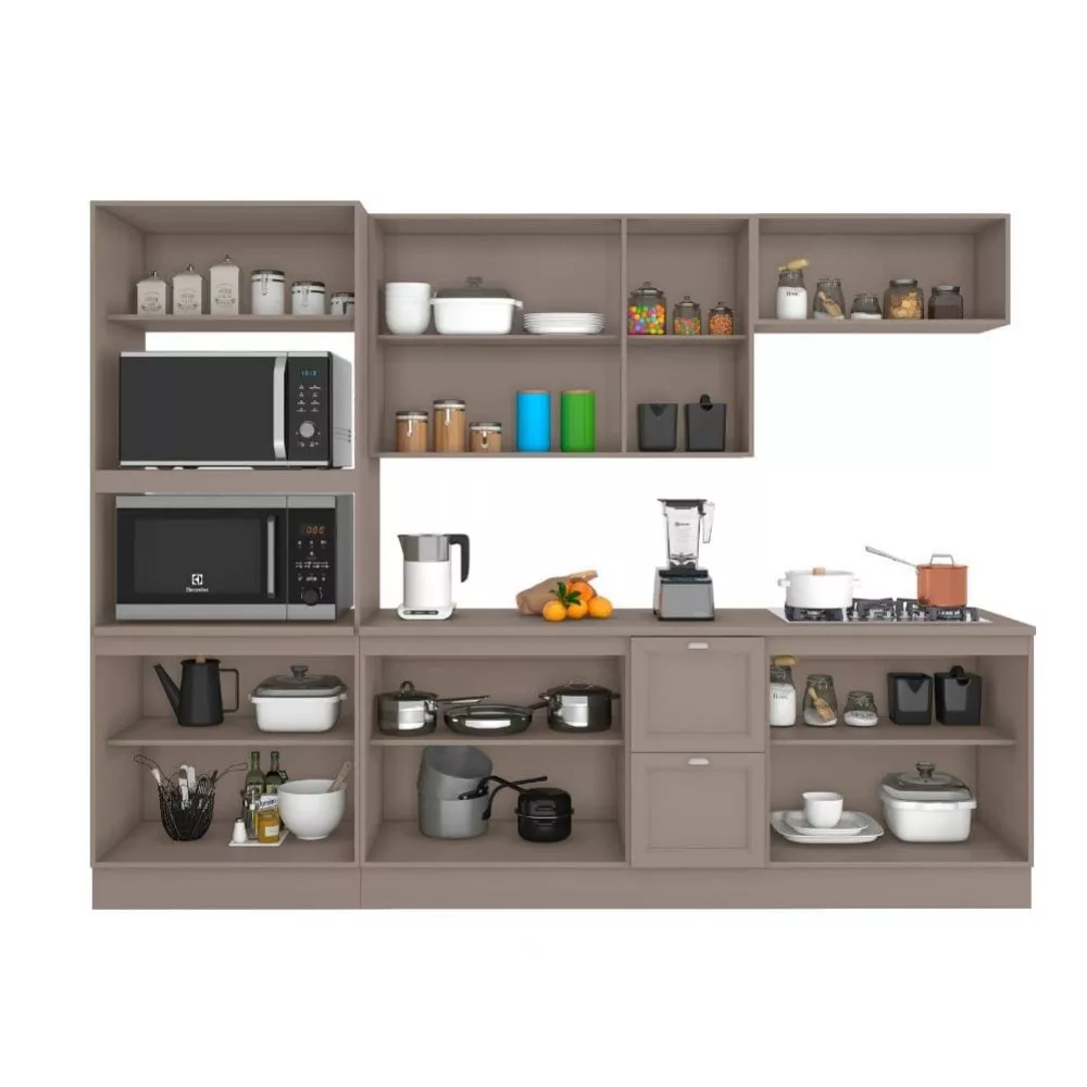 Cozinha Completa Modulada Olivia 11 Portas 2 Gavetas