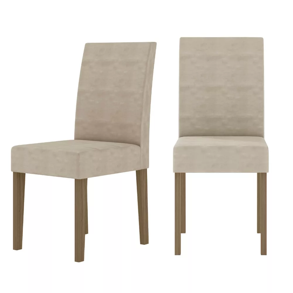 Conjunto Sala de Jantar Quadrada Mesa Isis 90cm e 04 Cadeiras Josi Poliman Móveis