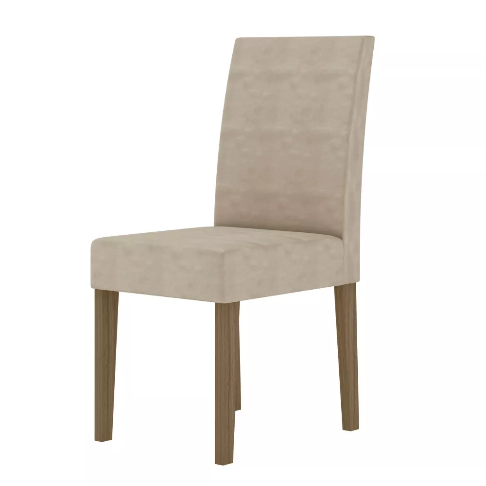 Conjunto Sala de Jantar Quadrada Mesa Isis 90cm e 04 Cadeiras Josi Poliman Móveis