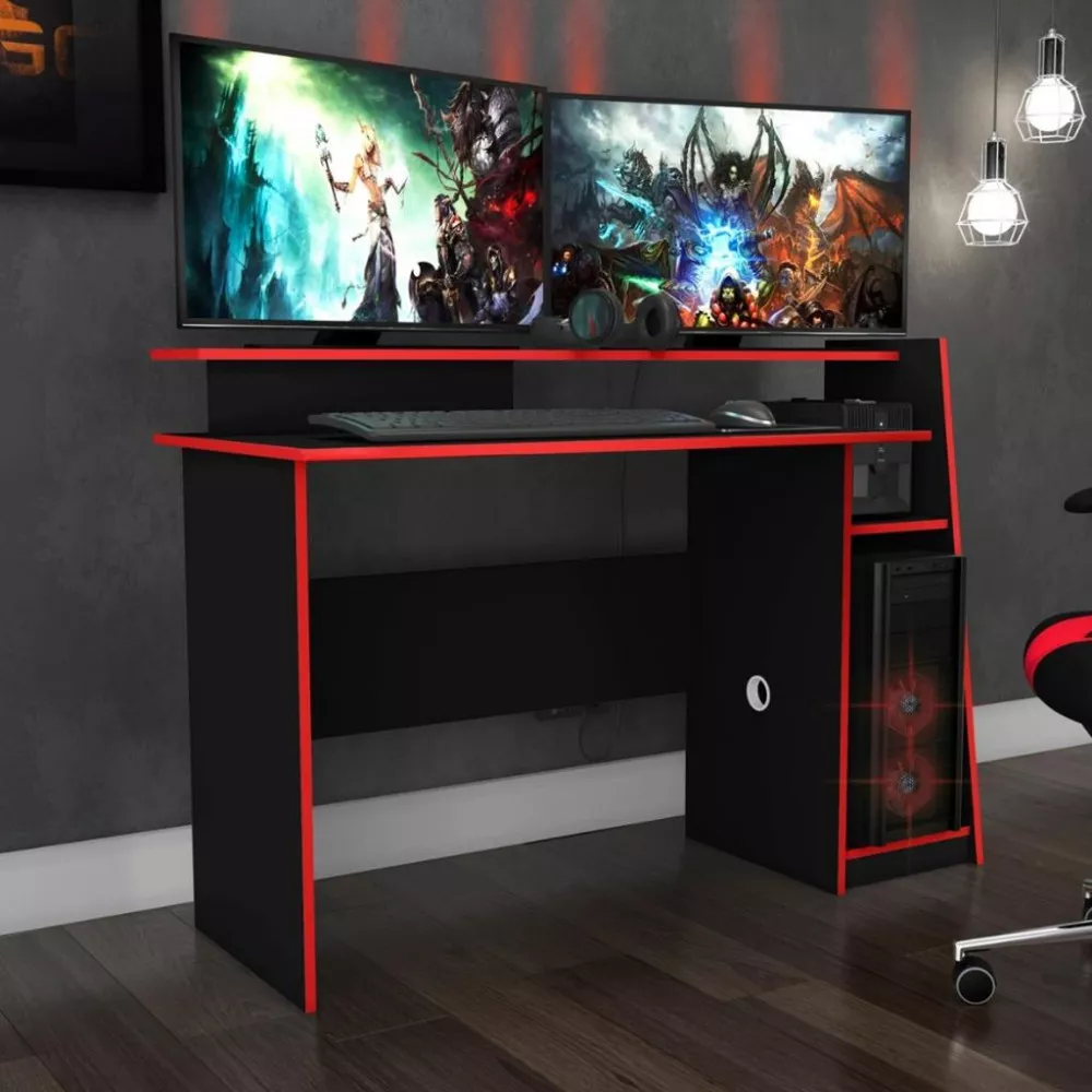 Mesa Gamer 130cm Evolution Movelbento
